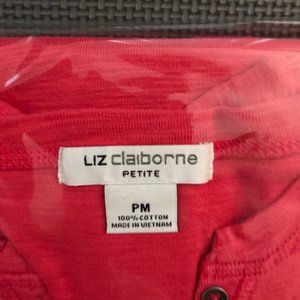 Short Sleeve Henley Shirt with Pockets